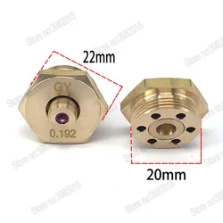EDM Wire Cut Ruby Wire Guider 0.192/0.195mm Ruby Nozzle Water Spray Cooling Plate for Medium Speed Wire Cut Machine