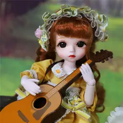 DBS DREAM FAIRY Doll 1/6 BJD Angel doll mechanical joint Body With makeup Including eyes clothes shoes girls SD anime