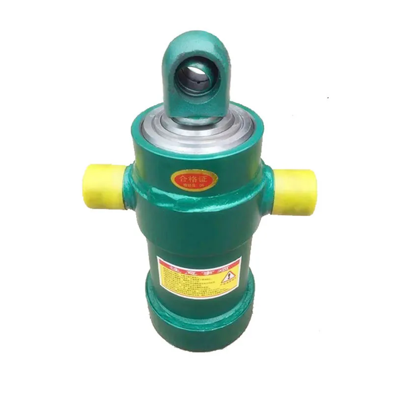 

4 section 800 mm stroke 30mm pin hole side-turn multi-section hydraulic cylinder sleeve cylinder semi-trailer dump truck jack