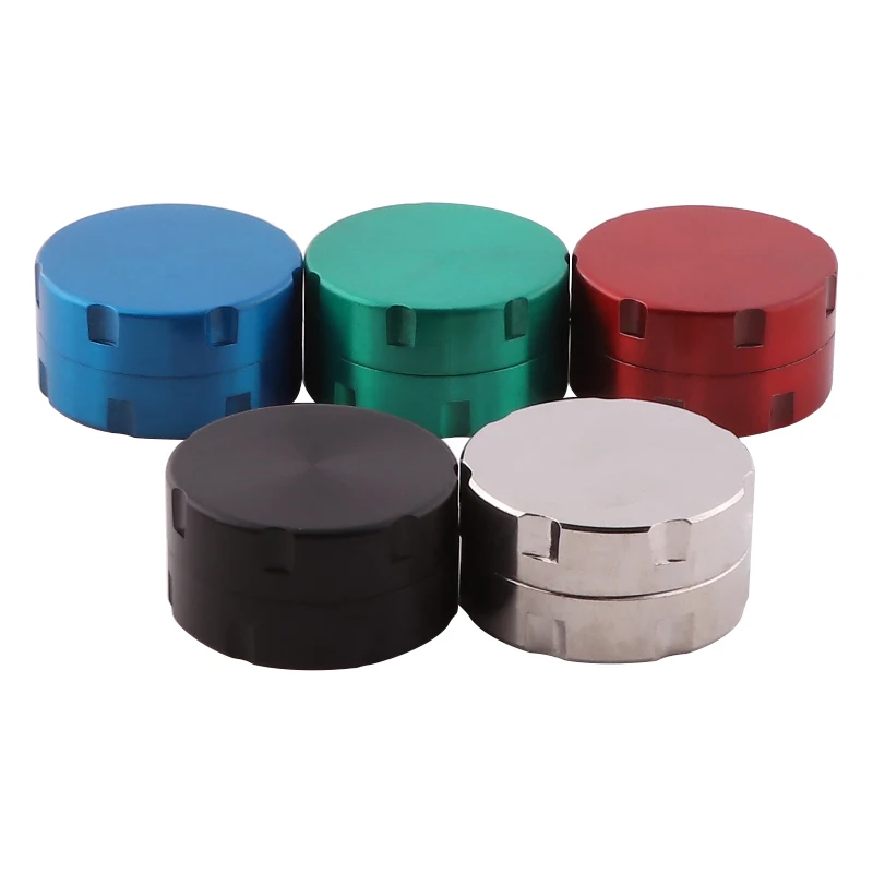 30mm Mini Herb Grinders Zinc Alloy Cigarette Accessories 2parts Spice Crusher For Smoking Accessories