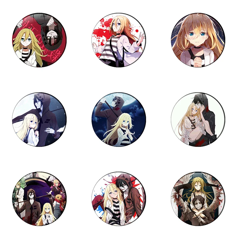 

1pcs Anime Angels of Death Cosplay Badge Cartoon Rachel Gardner Ray Brooch Pins Zack Collection bags Badges for Backpacks