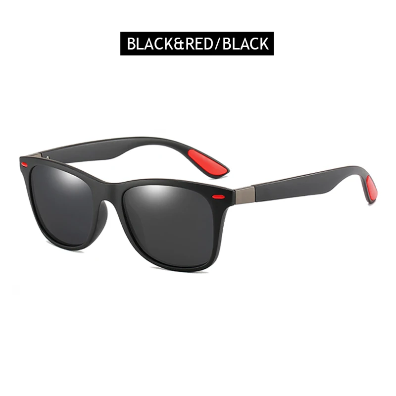Polarized Square Sunglasses with Plastic Frame for Driving and Travel YIMARUILI Fashion Retro Driving UV Protection Eyewear Square  main image 3