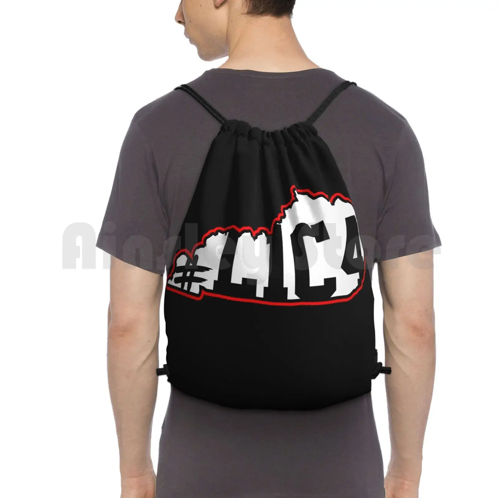 L1c4 Backpack Drawstring Bag Riding Climbing Gym Bag Basketball Football Baseball L1c4 L1c4 First Forever Ul Basketball