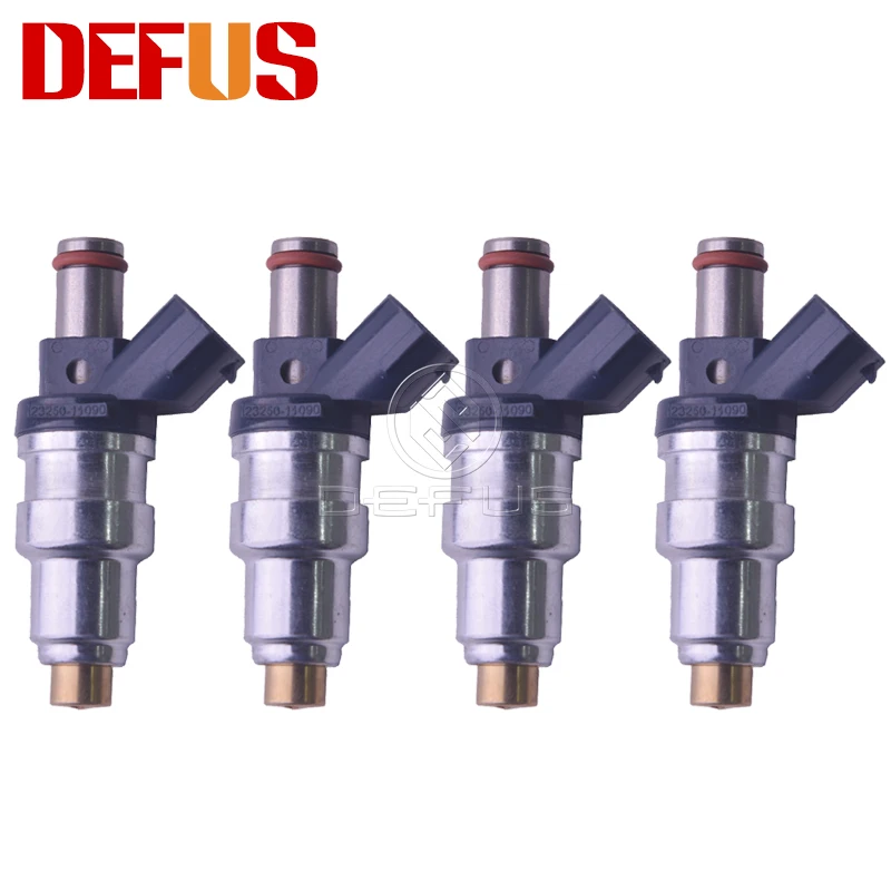 

DEFUS 4PCS 23250-11090 Nozzle Fuel Injector OE 23250-11010 For To-yota Tercel 1.5L L4 23250 11010 1991-1994 Replacement Bico NEW