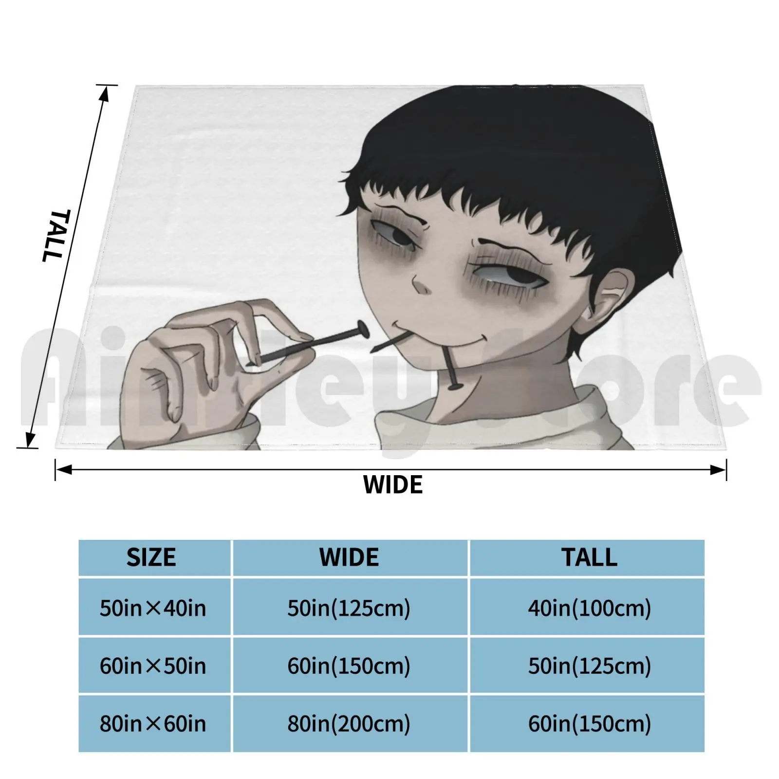 Souichi Transparent Blanket Super Soft Warm Light Thin Souichi Fan Art