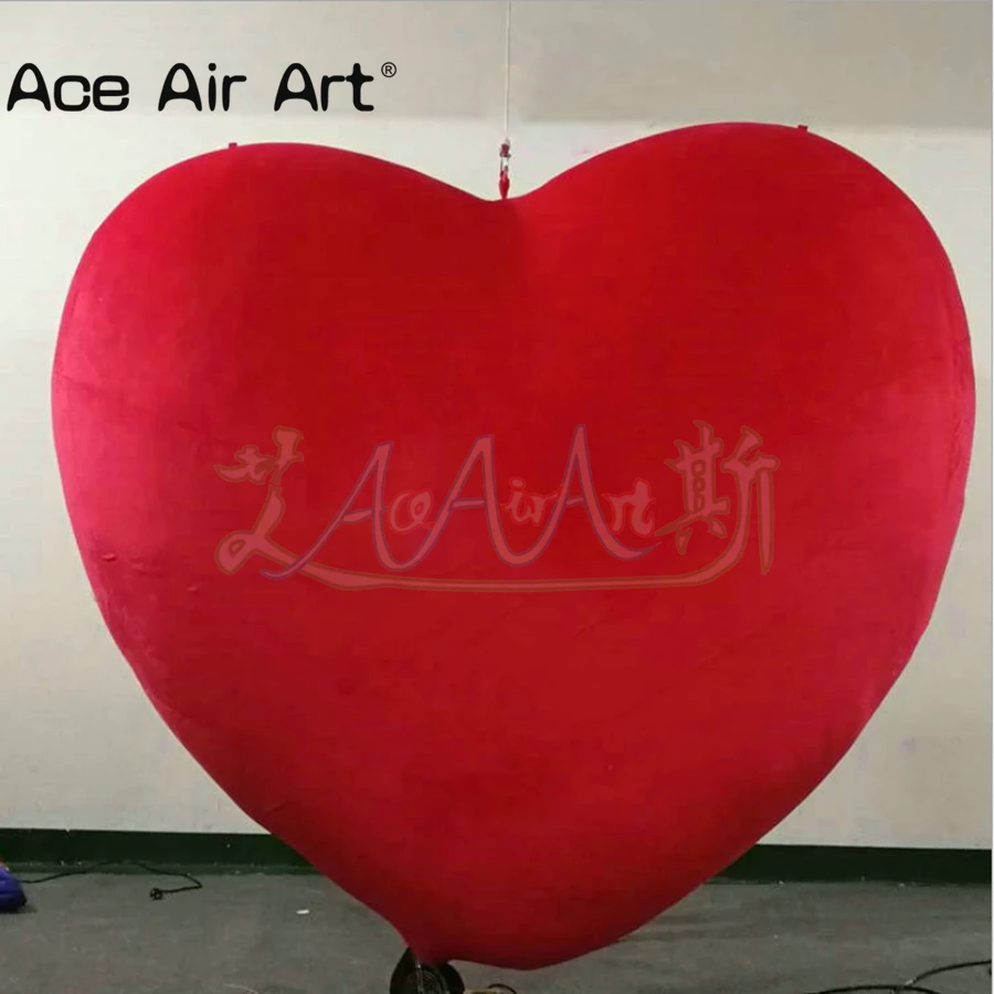 

Fantastic Gaint Inflatable Red Heart Shaped Product For Valentine's Day/Wedding/Party Decoration Made By Ace Air Art