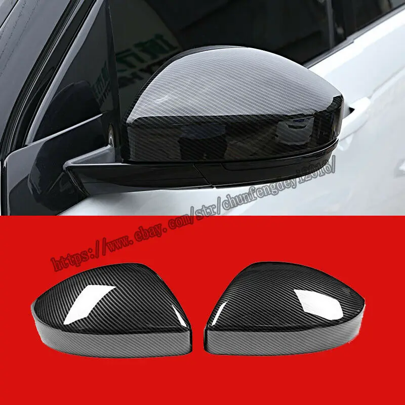 

For Landrover Evoque 2014-2018 ABS carbon fiber Side Mirror Covers Trim 2pcs