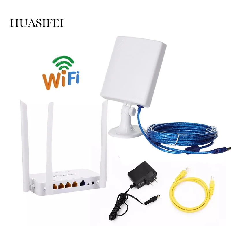 300mbps Wireless WiFi Router + High Gain WiFi Router High Power Wireless Adapter High Gain WiFi USB Adapter With 14dbi Antenna