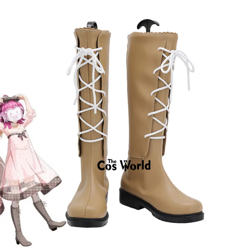 Love Live! Nijigasaki QU4RTZ Sing Smile Tennoji Rina Anime Customize Cosplay Shoes Boots