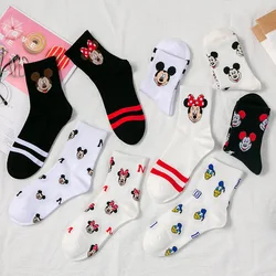 Women socks Disney Mickey Minnie cotton fashion Mickey tube socks Korean version ins tide Harajuku explosion Mickey Mouse