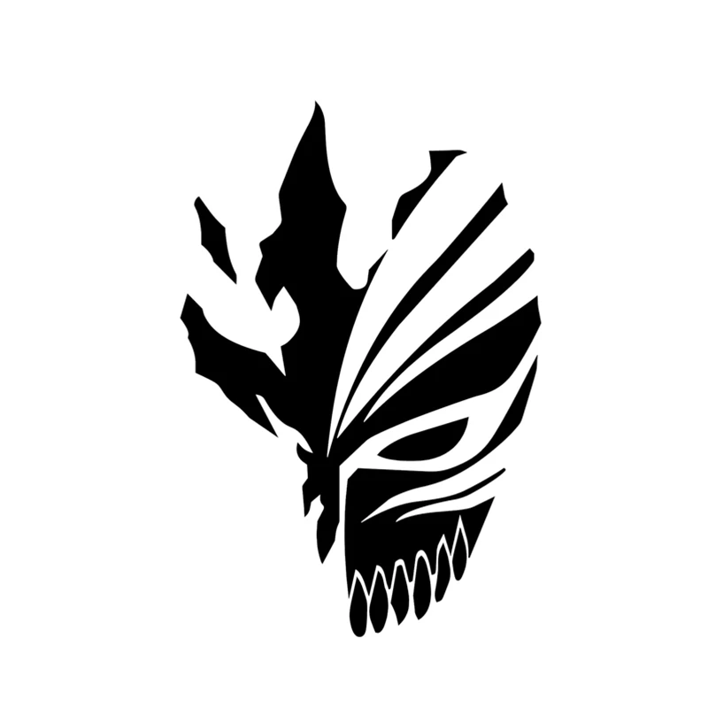 

Fuzhen Boutique наклейки внешние аксессуары Bleach Ichigo полая маска аниме наклейка автомобильная наклейка для окна, бампера мотоцикла KK