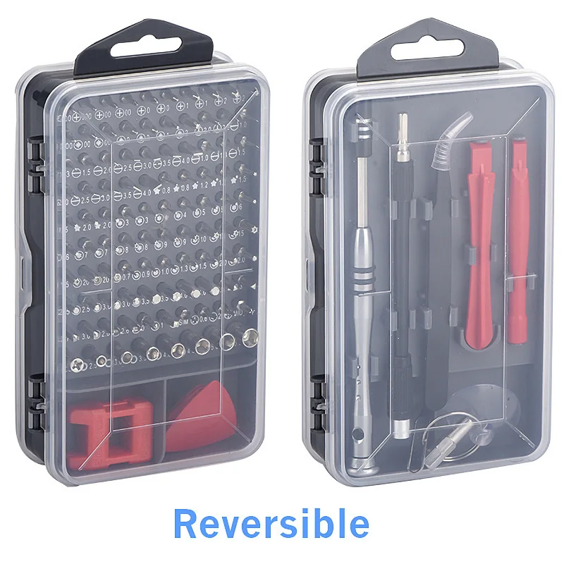 

Screwdriver set 115 in one, watch mobile phone disassembly, cross shaped chromium vanadium steel multifunctional combination