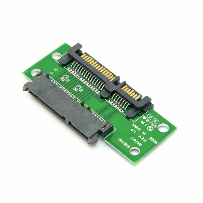 3,5 "и 2,5-дюймовый адаптер-удлинитель SATA 22Pin 7+15 «папа» на SATA 22P «мама» PCBA