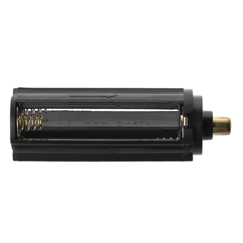 ประเภททรงกระบอกผู้ถือแบตเตอรี่พลาสติกสำหรับ3x AAA แบตเตอรี่18650 Converter