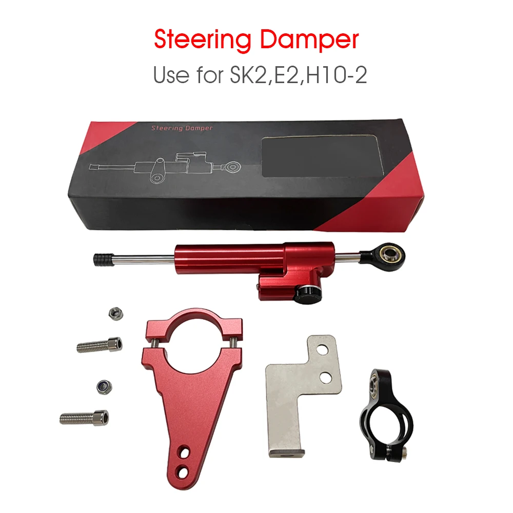 Steering Damper for FLJ SK2 E2 H10-2 Electric Scooter dual front big suspension 13inch 14 inch kickscooter Stabilizer