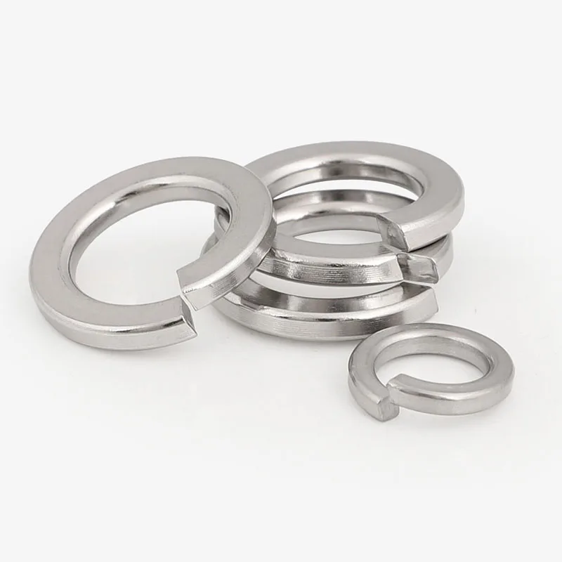 1/5pcs 9/16 5/8 3/4 7/8 1 304 A2-70 Stainless Steel US UK Standard Spring Washer Split Lock Elastic Gasket High Quality