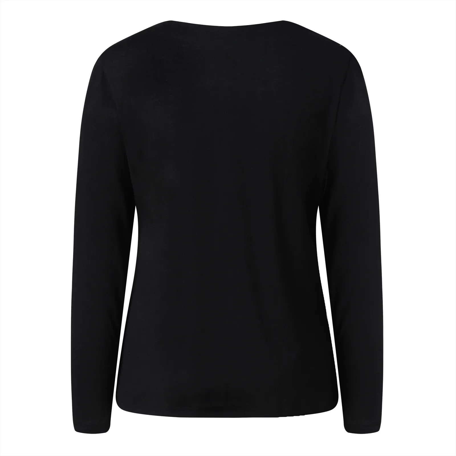 Blusa con diamantes de imitación ostentosos a la moda, camiseta con hombros descubiertos, camiseta informal de Otoño Invierno para mujer, Blusas de