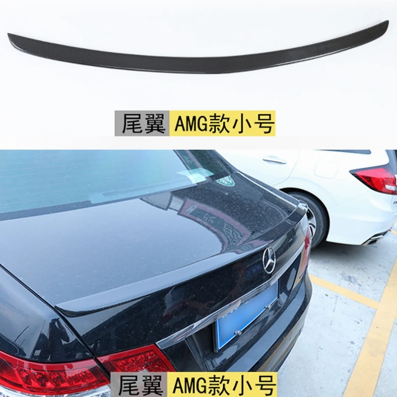 

Mercedes W212 Car Styling Carbon Fiber Replacement Spoiler For Benz E Class W212 New Style 2010+ Rear Trunk Tail Spoiler Wing