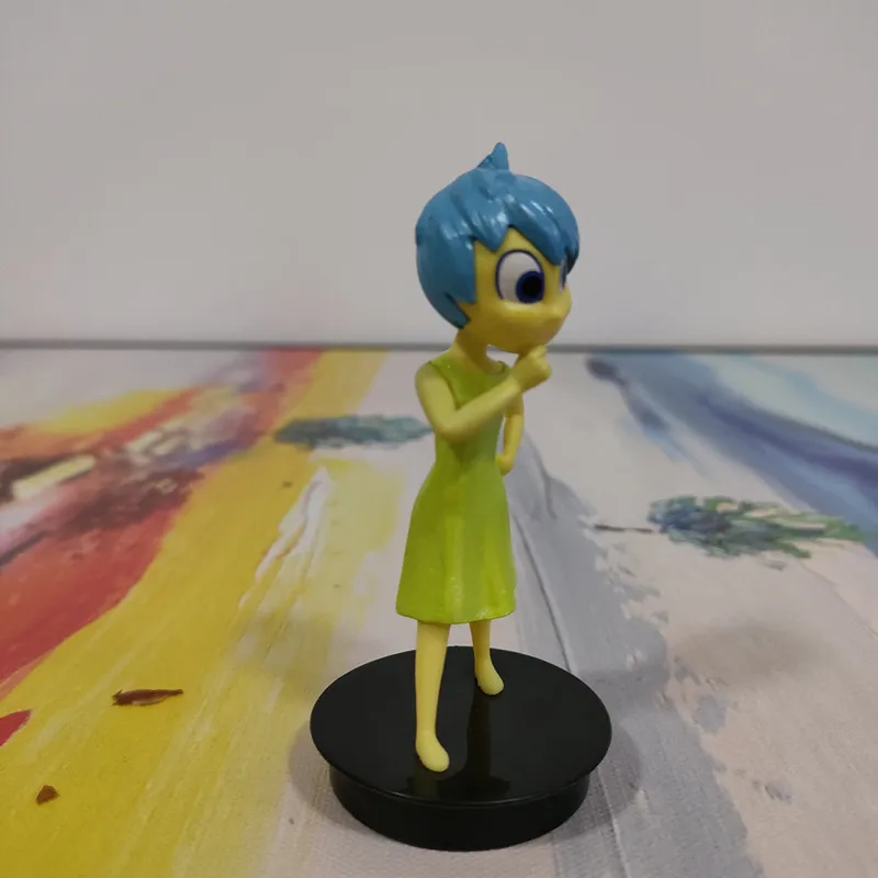 Inside Out Joy Cartoon PVC Figure Toy Dolls 9cm