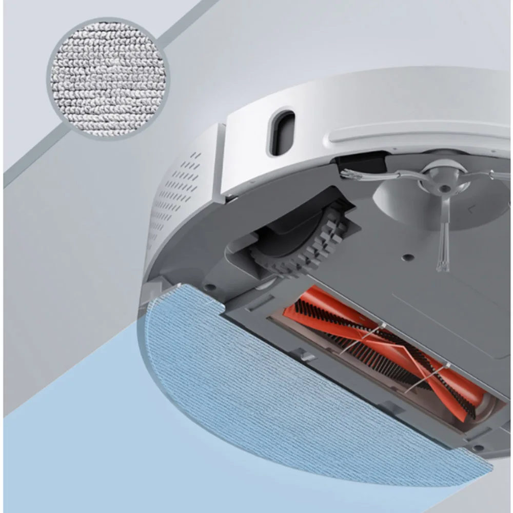 Per ROIDMI EVE Plus aspirapolvere Mop spazzola a rullo spazzola laterale raccolta polvere filtro a sacco e accessori sono assemblati