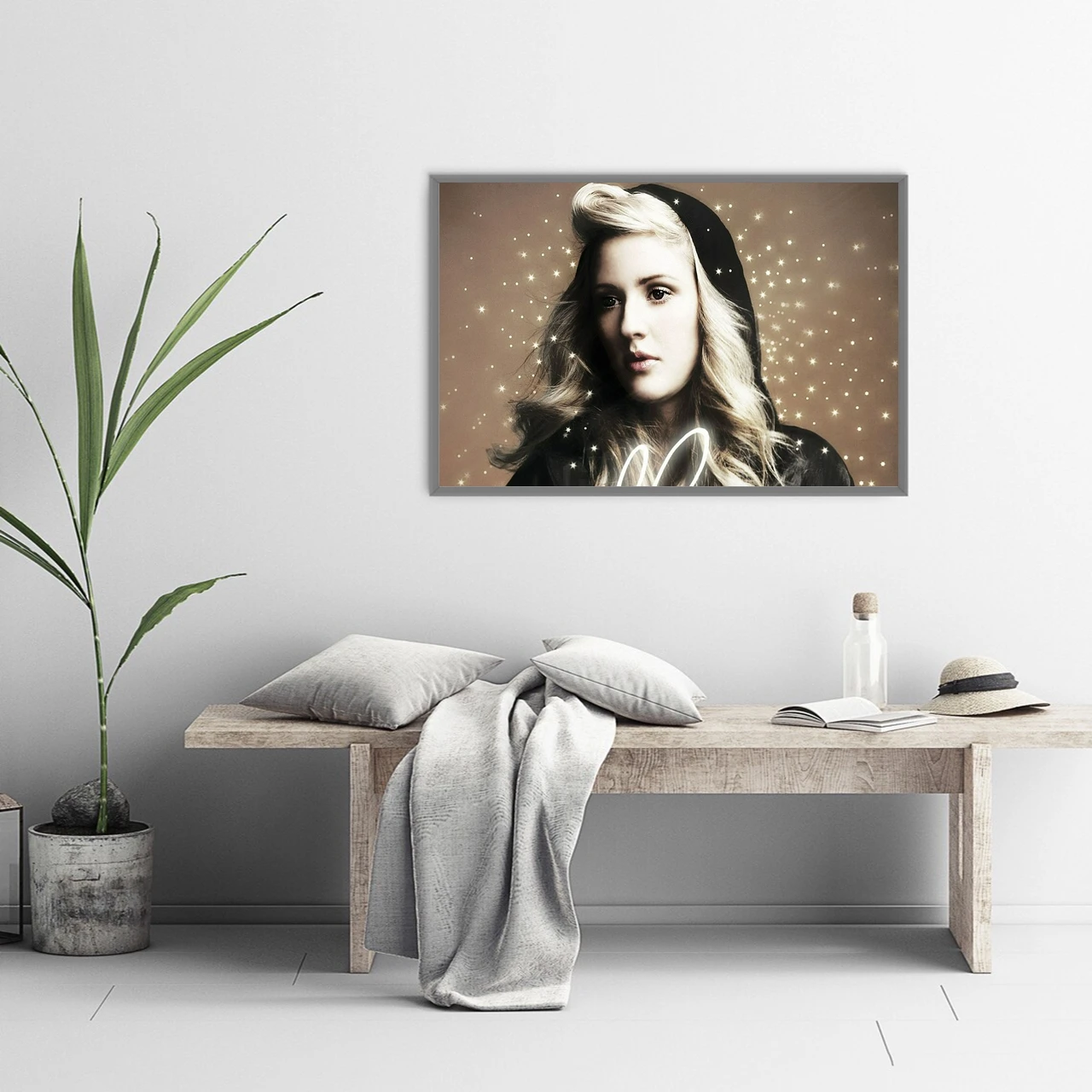 Ellie Goulding Poster Music Singer Star Rapper Art Photo Canvas Album Cover Poster Print Home Decor Wall Painting (No Frame)