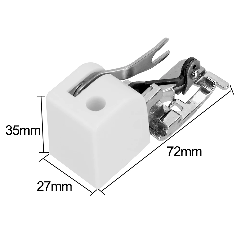 Sewing Machine Presser Foot With Side Cutter Domestic Press Feet For Handhelds Brother/Singer Sewing Machines Overlock Parts