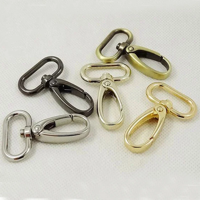 

10/15/20/25/32/38mm Bag Clasps Lobster Swivel Trigger Clips Snap Hook For Strapping For DIY Accessories