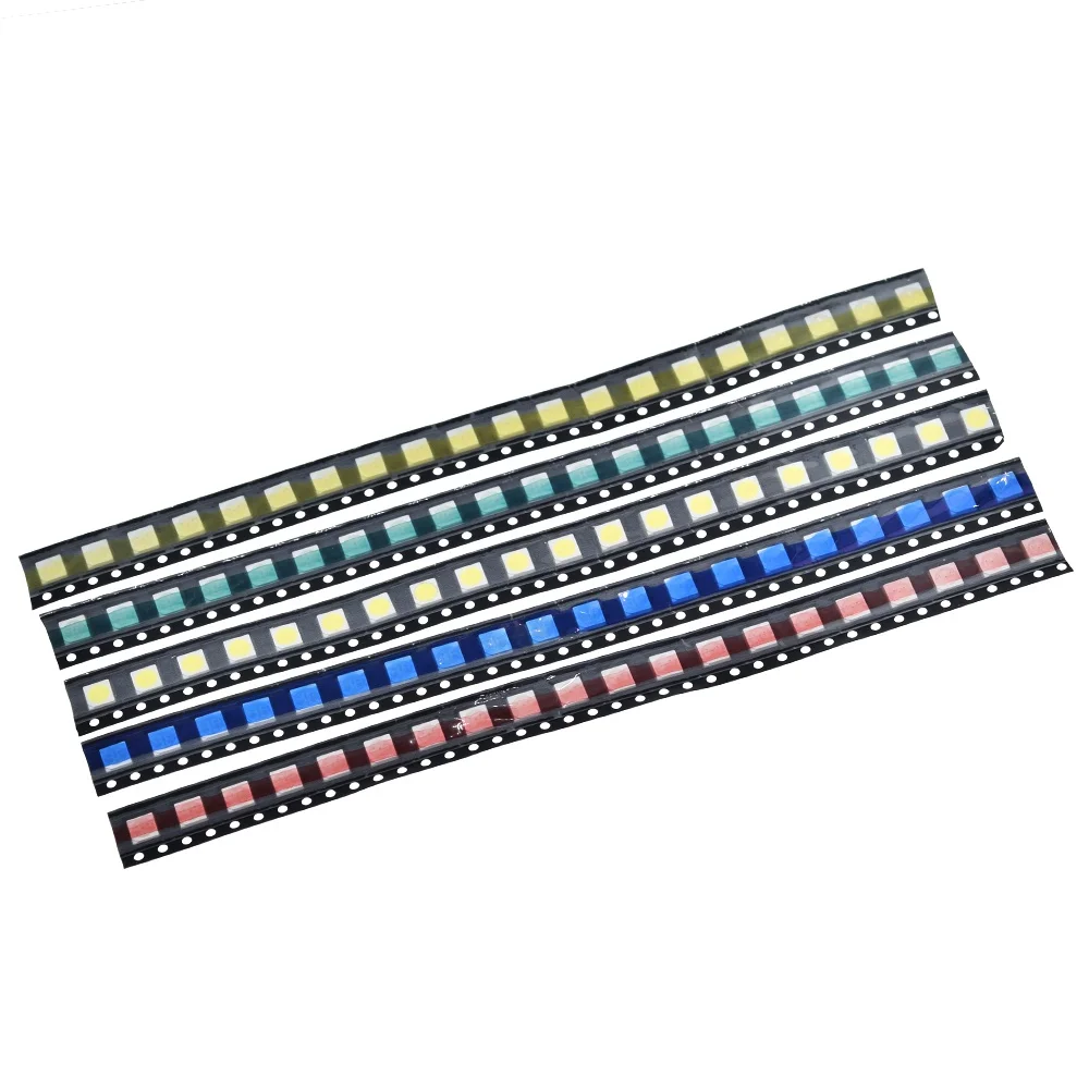 100 stücke = 5 farben x 20 stücke 5730/5050 /1210 /1206 /0805 /0603 LED Diode Sortiment SMD LED Diode Kit grün ROT Weiß Blau Gelb 5630 – Detail 33