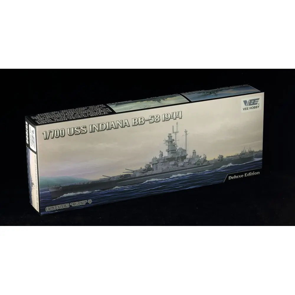 VEE HOBBY E57006 1/700 USS Indiana BB-58 1944 - Deluxe Edition - Scale Model Kit