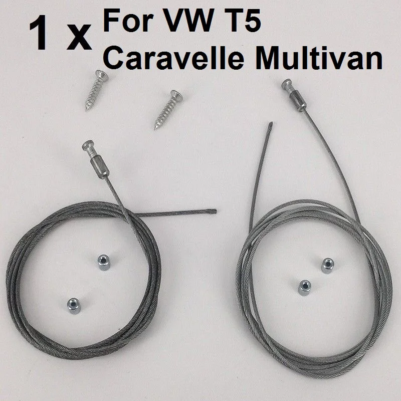 

For VW T5 Caravelle Multivan electric sliding door repair Steel wire Left&right Onwards 2003