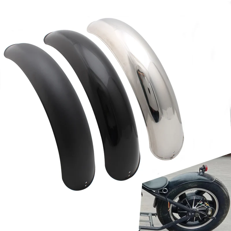 Tył motocykla metalowa klapa błotna osłona rozbryzgowa Retro błotnik błotnik obudowa ochronna dla Harley Bobber Chopper BOB