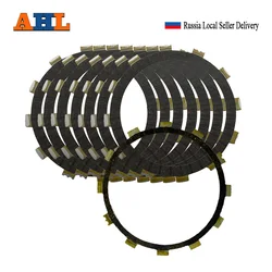 AHL 8pcs Motorcycle Clutch Friction Plates Set For YAMAHA VMX1200 V-Max 1200 VMAX1200 VMX12 1988-2007 XVZ1300 2003-2013