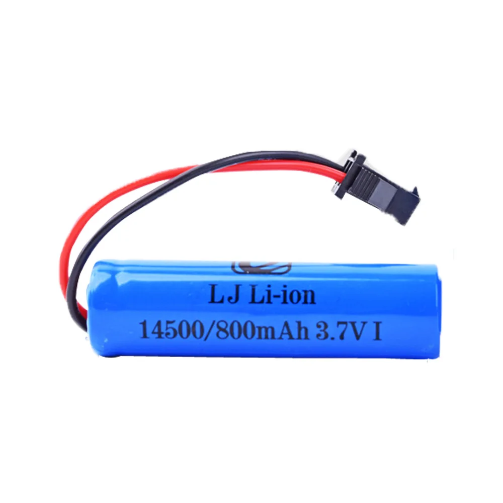 3.7V 800mAh rechargeable Lipo Battery 14500 For Electric RC toys cars CREATIVE DOUBLE STAR Double-sided stunt dump trucks Parts