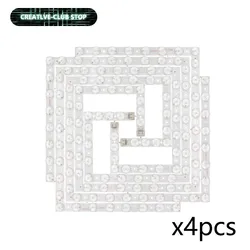 4 Pieces LED Panel Light Accessories 20W No Flicker AC 220V For Ceiling Light Source Square LED Lighting Fixture For Home Lamp