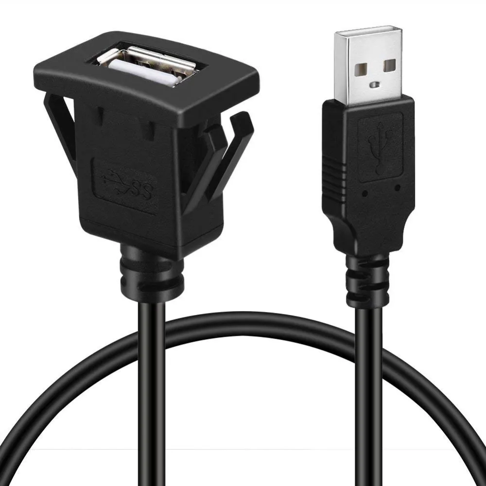 

Удлинительный кабель для панели LBSC USB 2,0 с пряжкой для автомобиля, грузовика, лодки, мотоцикла