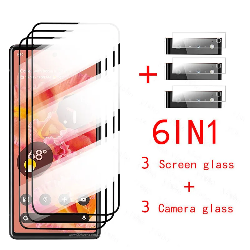 pixel6 temperd glass for google pixel 6 camera lens protective glass for google 6 google6 GB7N6 G9S9B16 6.4inch screen protector