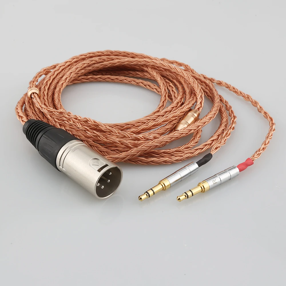 

99% Pure 7N OCC Copper XLR Audio Headphone Cable Earphone Cord for Hifiman Sundara Ananda HE1000se HE6se he400i he400se Arya