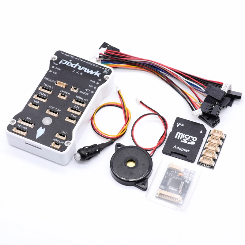 

Pixhawk PX4 PIX 2.4.8 32 Bit Flight White Shell Controller Autopilot with 4G SD Safety Switch Buzzer PPM I2C Arduplane