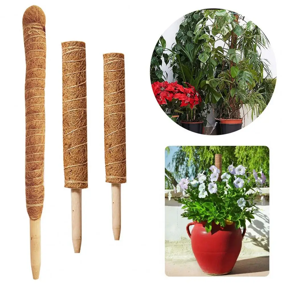 Plant Climbing Coir Totem Gardening Coconut Stick Pole Safe  For Climbing Plants Vines And Creepers