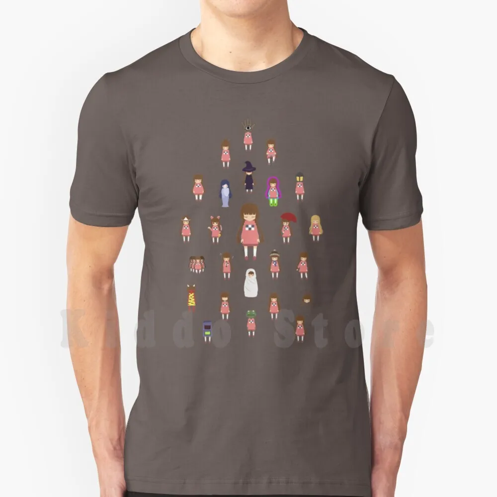 Yume Nikki T Shirt Print For Men Cotton New Cool Tee Yume Nikki Madotsuki Rpgmaker Yumenikki Yume 2kki Character Game Videogame