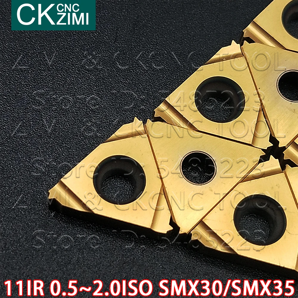 11IR 0.5ISO 0.75ISO 1.0ISO 1.25ISO 1.5ISO 1.75ISO 2.0ISO 2.5ISO SMX30 SMX35 Interne Buitendraad Draaiwisselplaten Cnc Gereedschap