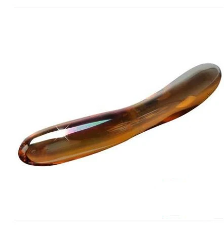 Hand Made Crystal Massage Instrument, Confortável Ponto Stick Bar, Foot Point Massage, Tiger Eye Pedra Varinha, 7\