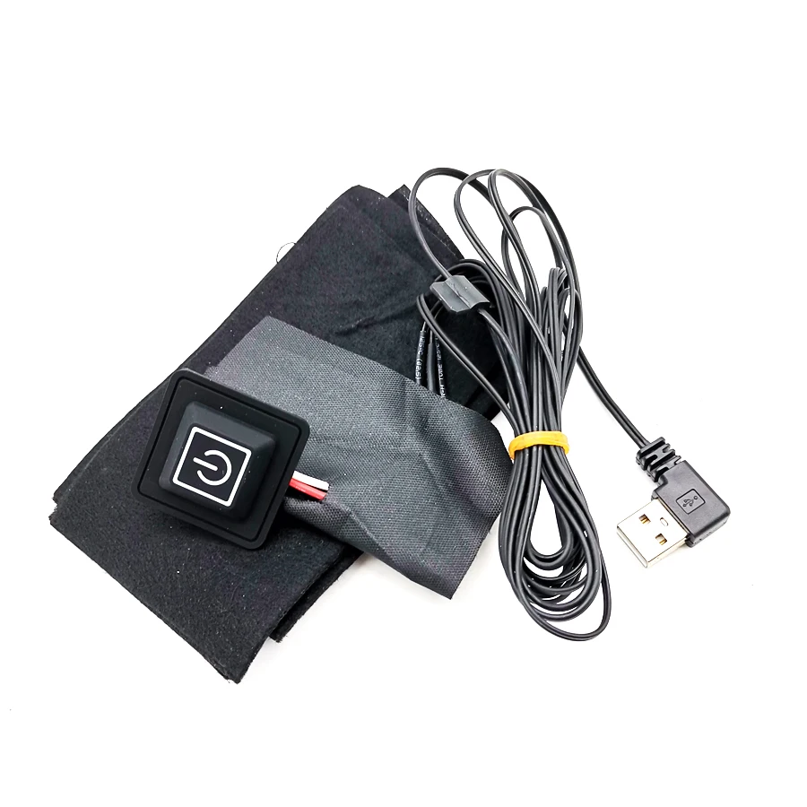 5 in 1 USB Electric Heated Jacket Heating Pad Themal Warm Winter Car Heating Vest Pads supplier