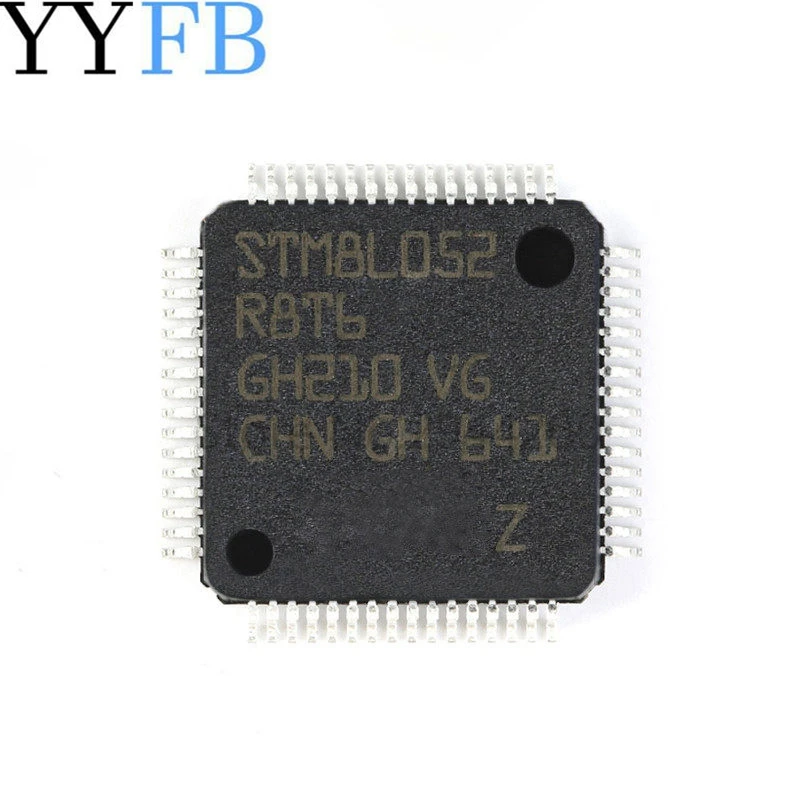 Importuj oryginalny układ mikrokontrolera MCU STM8L052R8T6 STM8L052R8 LQFP64