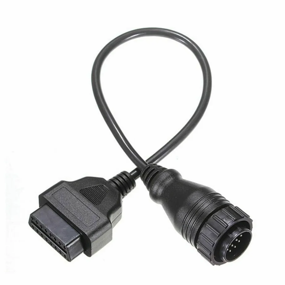 14Pin to16Pin OBD2 Adapter Diagnostic Connector Cable For Mercedes Benz Sprinter Truck / VW LT Van flex cable