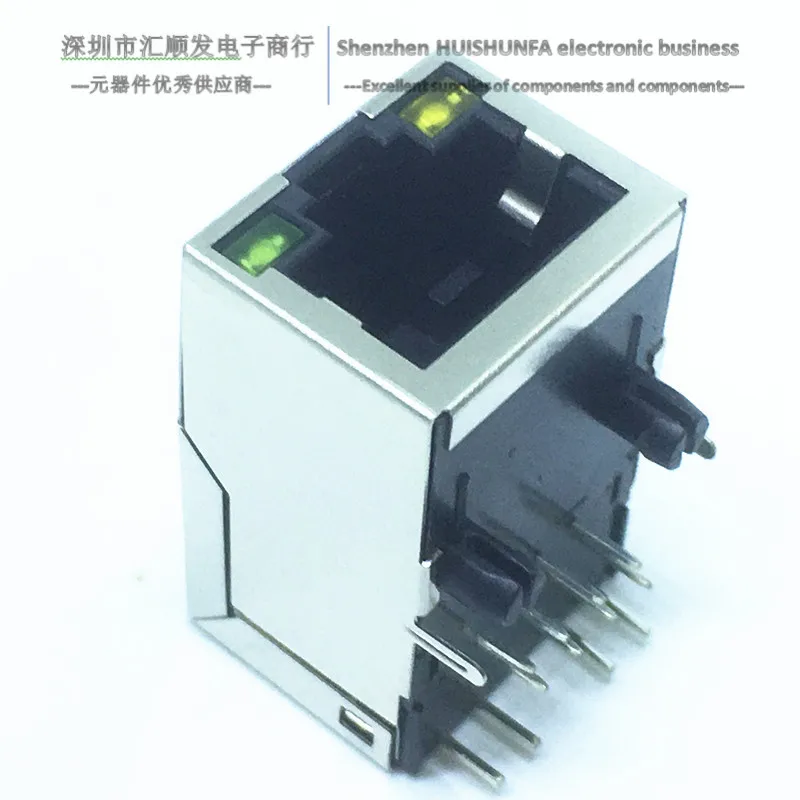 10 peças!!! Soquete rj45 de interface de rede com pressão de lâmpada, 100mb, soquete rj45