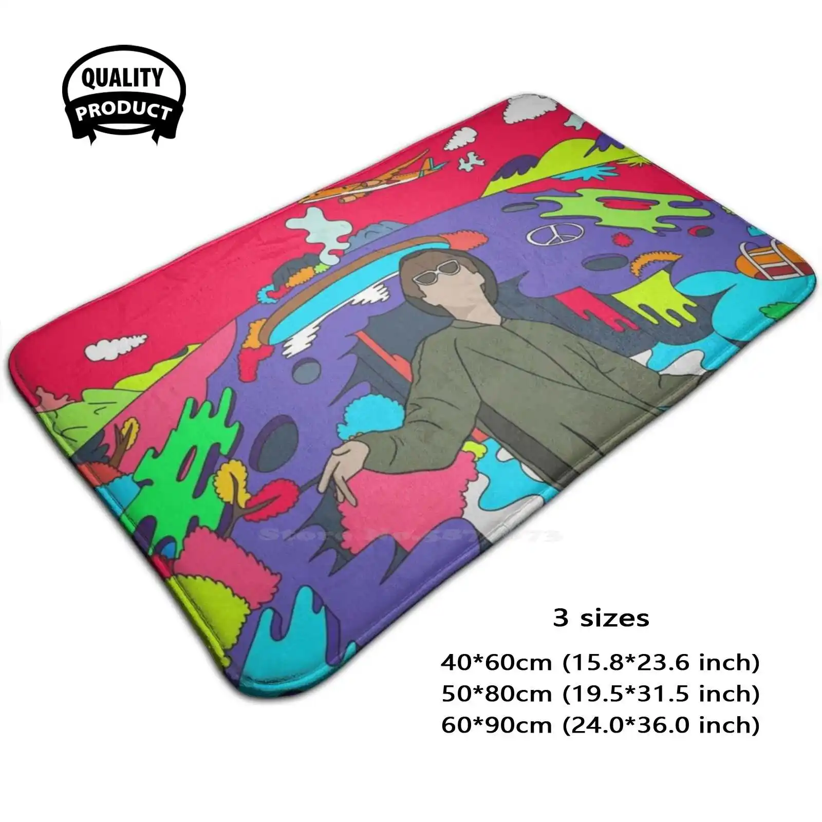 Jhope Hoseok Hopeworld Hixtape Album Cover Fanart Soft Cushion Home Carpet Door Mat Car Rug Junghoseok Hobi Hopeworldfanart