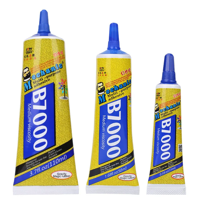 ช่าง B7000 15/50ML กาวซ่อมโทรศัพท์มือถือกาวโทรศัพท์มือถือจอแสดงผล LCD เหนียวกาวกาว