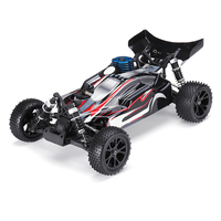 VRX RH1006 1/10 Scale 4WD Nitro RTR Off-Road Buggy High Speed 2.4GHz RC Car Kids Gifts(With Force.18 Methanol Engine)- Black Red