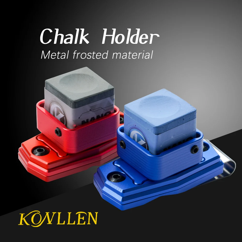 

KONLLEN Billiard Chalk Holder Magnetic Convenient Small Pool Snooker Chalk Holder Durable Carrying Billiard Accessories